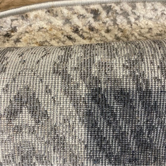 Gray and Cream Textured Rug - Picture 1 of 1